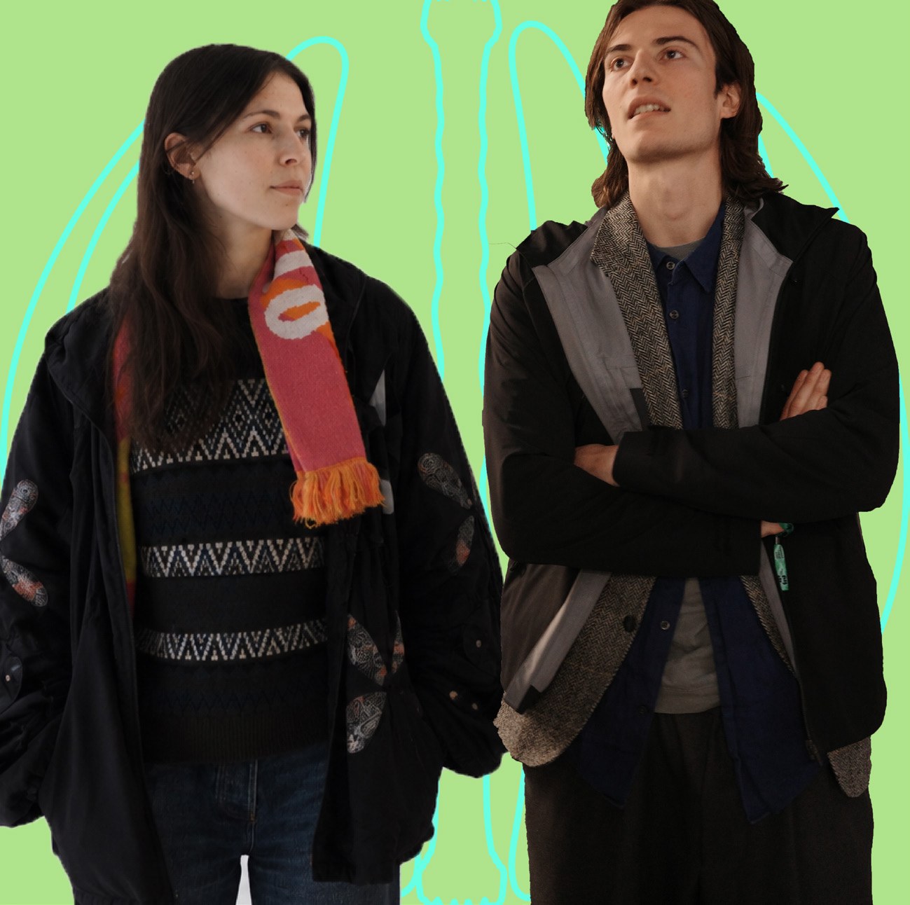Aleksandra Chargeishvili and Timo Bega of GLINA³