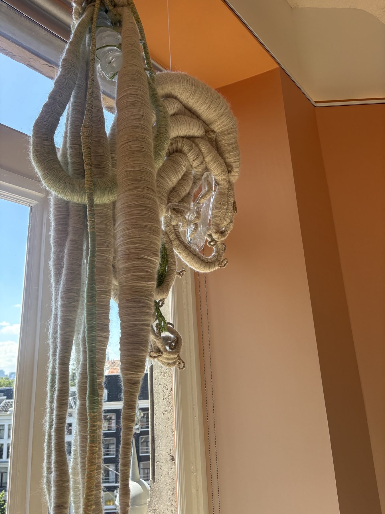 Nani Drop hanging sculpture, by Sandra Keja Planken