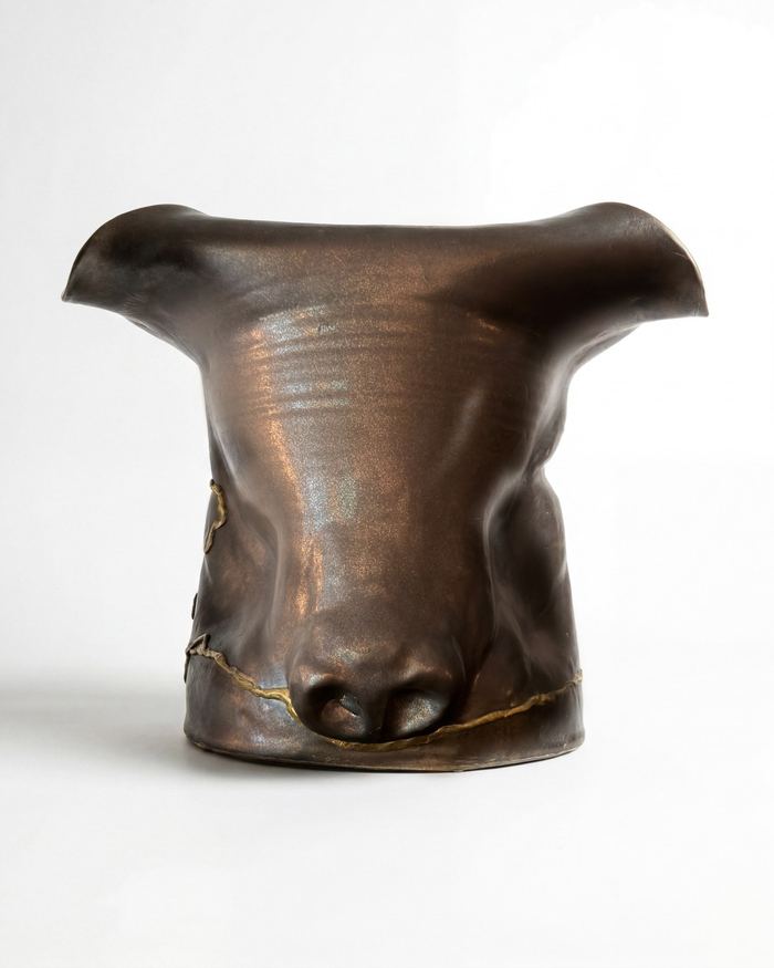 Vaas Stier I by Anne van Borselen