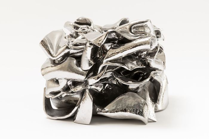 FOLDED square │ silver by Inge Bečka