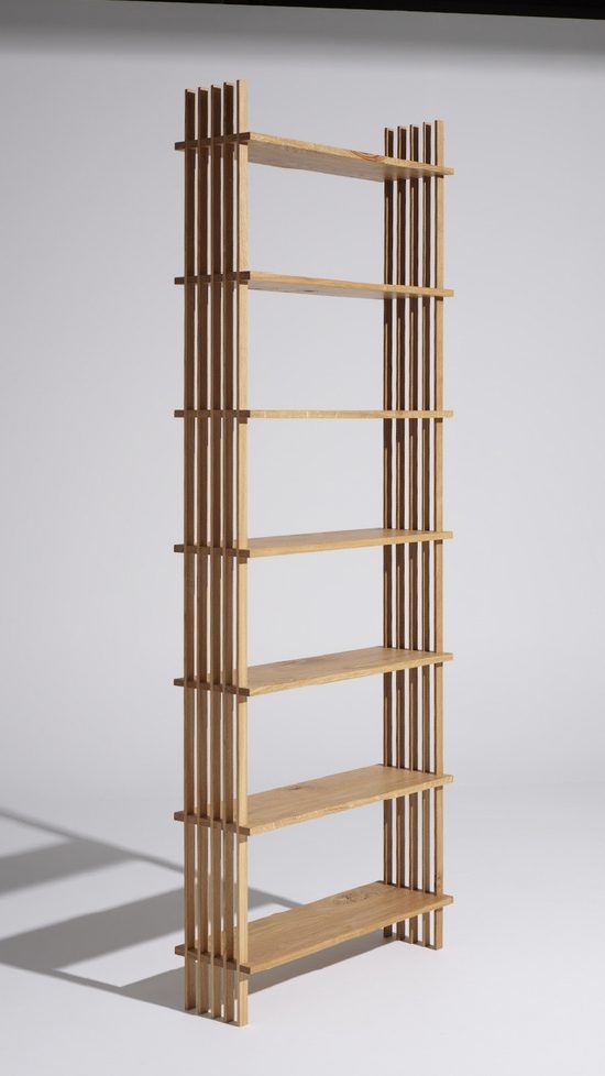 Eiken latten kast by Jim Bob Ruijgrok