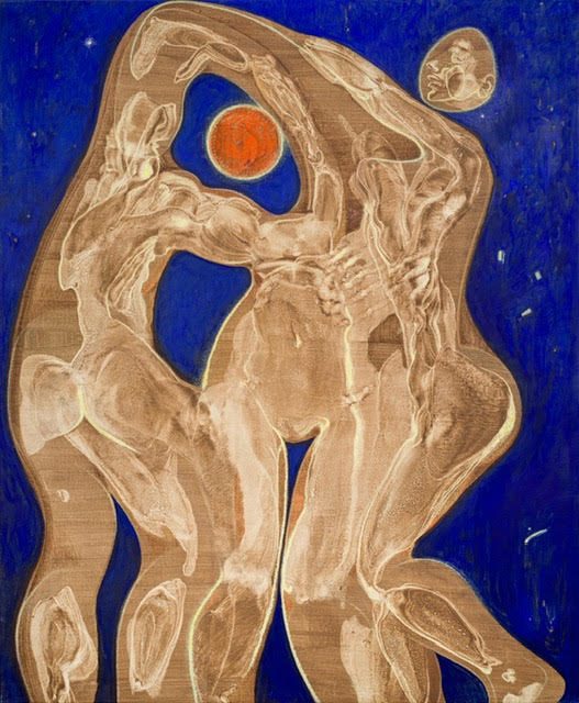 Blue Print II (Three Graces), by Loutje Hoekstra