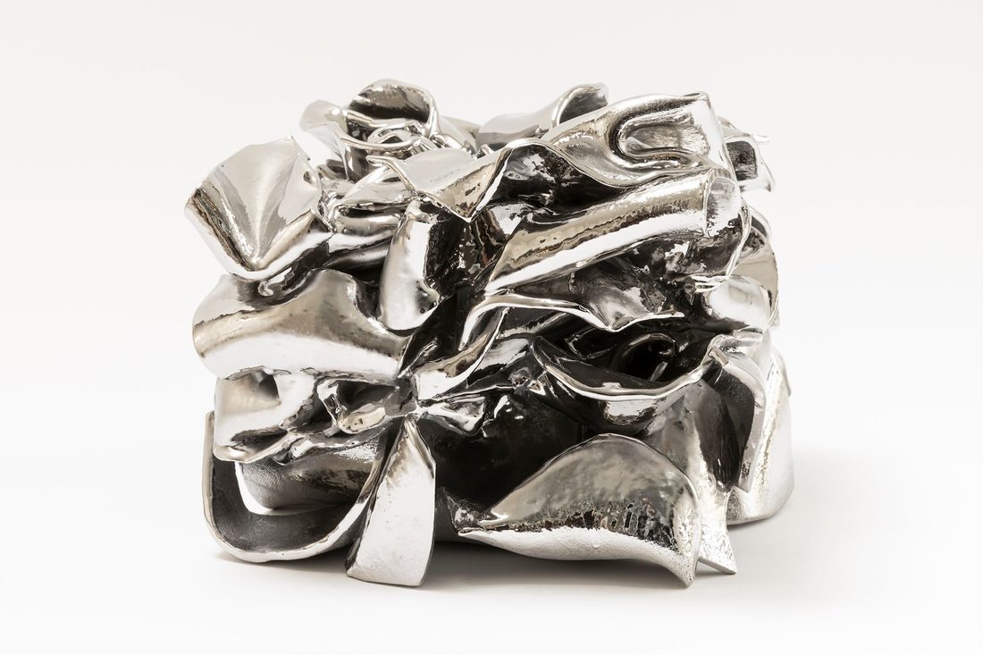 FOLDED square │ silver, by Inge Bečka