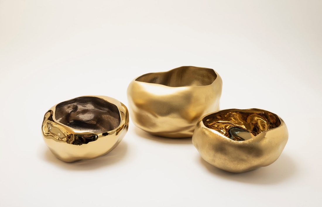 The BLOB │ gold, by Inge Bečka